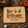 Personalisiertes graviertes Schneidebrett – Geschenk für Papa, Opa – Der Mann, Der Mythos, Die Legende