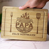 Personalisiertes graviertes Schneidebrett – Geschenk für Papa, Opa – Weltbester Papa