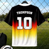 Personalisiertes Fußballtrikot – Geschenk für Fußballfans, Sportfans – Mein Herz Schlägt Für Deutschland