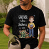 Personalisiertes Unisex-T-Shirt – Geschenk für Gärtner, Gärtnerin – Geboren Zum Gärtnern