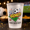 Personalisierte Partybecher - Geschenk für Familie & Fußballfans – Der Spieltag beginnt hier