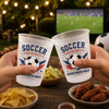 Personalisierte Partybecher - Geschenk für Familie & Fußballfans – Auf Tore und unvergessliche Momente!