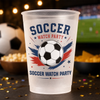 Personalisierte Partybecher - Geschenk für Familie & Fußballfans – Auf Tore und unvergessliche Momente!