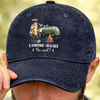 Personalisierte klassische Baseballkappe – Geschenk Für Camper – Abenteuer Beginnen Hier