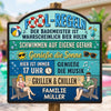 Personalisiertes Holzschild – Geschenk Für Paare – Sommer + Du = Perfekt