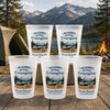 Personalisierte Partybecher - Geschenk Für Camper – Hier beginnt unser Campingabenteuer