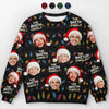 Weihnachten ist die Zeit, sich mit der Familie zu versammeln – Personalisierter Familien-Sweatshirt – Unisex Wollpullover – Weihnachtsgeschenk für Familienmitglieder