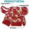 Personalisierter Ugly-Christmas-Sweatshirt mit Foto – „Möge dein Weihnachten pelzig und hell sein“ – Unisex Wollpullover – Weihnachtsgeschenk für Tierbesitzer und Tierliebhaber