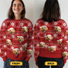 Personalisierter Ugly-Christmas-Sweatshirt mit Foto – „Möge dein Weihnachten pelzig und hell sein“ – Unisex Wollpullover – Weihnachtsgeschenk für Tierbesitzer und Tierliebhaber