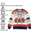 Zuhause ist, wo Familie und Haustiere Freude bringen – Personalisierter Ugly-Christmas-Sweatshirt für Familie – Unisex Wollpullover – Weihnachtsgeschenk für Familienmitglieder, Tierbesitzer und Tierliebhaber