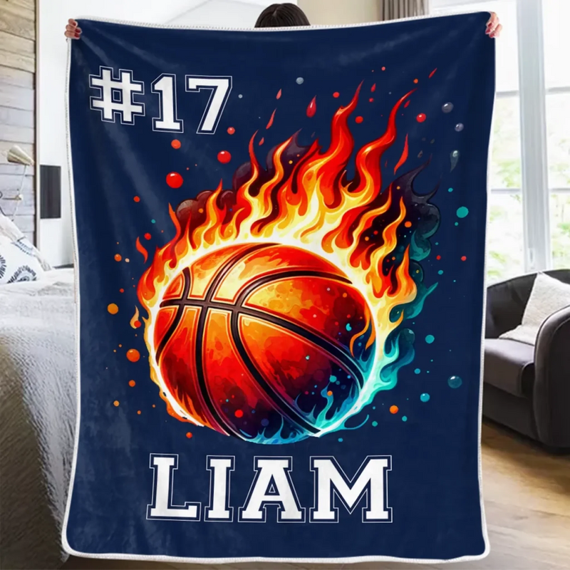 Bring the Heat – Personalisierte Decke – Geschenk für Sportliebhaber und Sportler