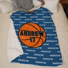 Game On, Fire Up – Personalisierte Decke – Geschenk für Sportliebhaber und Sportler
