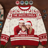 Unisex Ugly-Sweatshirt mit personalisiertem Foto – Weihnachts- oder Geburtstagsgeschenk für Mama, Papa und Kinder – „Die Menschen tragen, die man am meisten liebt“