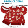 Unisex Ugly-Sweatshirt mit personalisiertem Foto – Weihnachts- oder Geburtstagsgeschenk für Mama, Papa und Kinder – „Weil ein Foto nicht genug ist“