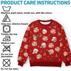 Unisex Ugly-Sweatshirt mit personalisiertem Foto – Weihnachts- oder Geburtstagsgeschenk für Mama, Papa und Kinder – „Weil ein Foto nicht genug ist“
