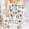 Personalisierte Pyjamahose mit Foto – Weihnachts- oder Geburtstagsgeschenk für Hundeliebhaber, Hundemama, Hundepapa und Katzenbesitzer – « Hundekuscheln ist die beste Therapie »