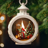 Personalisierter Laternen-Ornament mit Kerzenlicht – Weihnachts- und Gedenkgeschenk zum Andenken an Mama oder Papa – „Zum Gedenken an ein Leben“