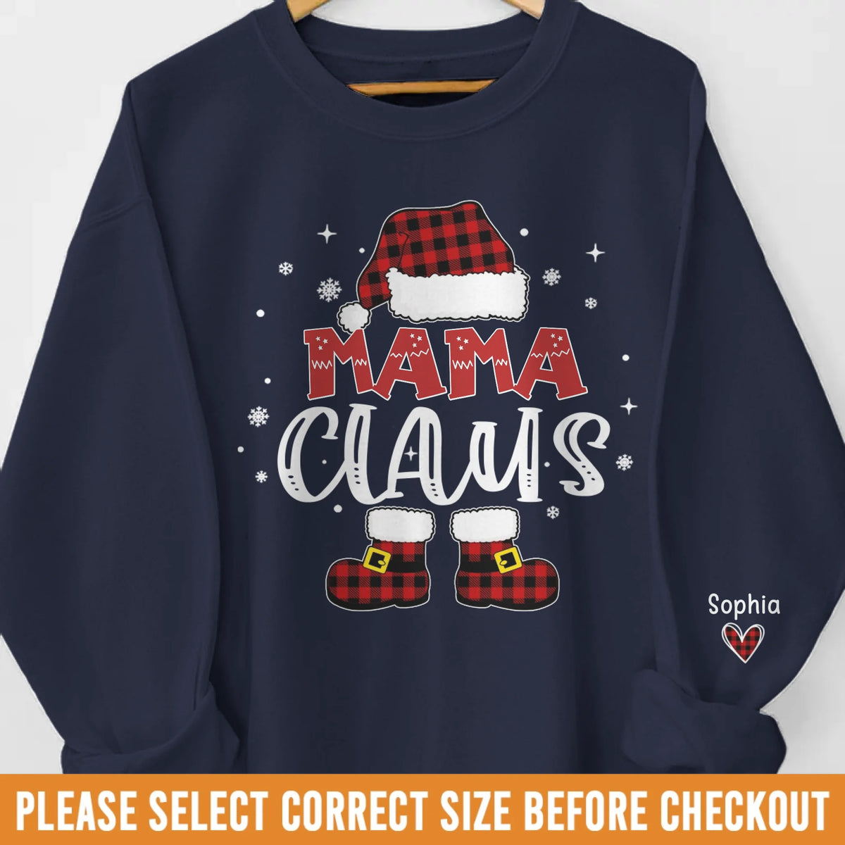 Personalisiertes Unisex-Sweatshirt oder Hoodie mit Ärmeldesign – Weihnachts- & Geburtstagsgeschenke für Mama, Oma – Gegründet in Liebe