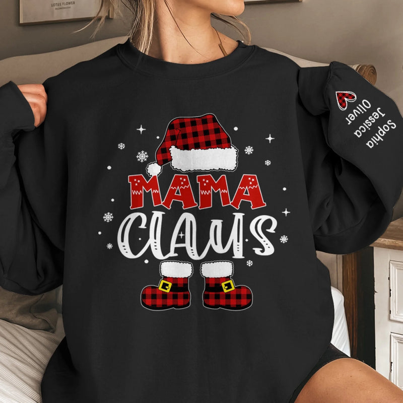 Personalisiertes Unisex-Sweatshirt oder Hoodie mit Ärmeldesign – Weihnachts- & Geburtstagsgeschenke für Mama, Oma – Gegründet in Liebe