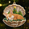Benutzerdefiniertes Acryl-Ornament - Personalisierte Weihnachts-Andenken und Mitgefühlsgeschenke für Hunde - Für immer mein Weihnachtsengel