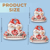 Personalisiertes Acryl-Ornament – Jubiläums-, Weihnachts- & Hochzeitsgeschenke für Ehemann & Ehefrau – Mein Happy-Ever-Gnome