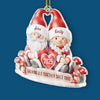 Personalisiertes Acryl-Ornament – Jubiläums-, Weihnachts- & Hochzeitsgeschenke für Ehemann & Ehefrau – Mein Happy-Ever-Gnome