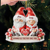 Personalisiertes Acryl-Ornament – Jubiläums-, Weihnachts- & Hochzeitsgeschenke für Ehemann & Ehefrau – Mein Happy-Ever-Gnome