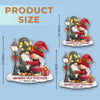 Personalisiertes Gnom-Acryl-Ornament – Jubiläums-, Weihnachts- & Hochzeitsgeschenke für Ehemann & Ehefrau – Unsere Geschichte geht weiter