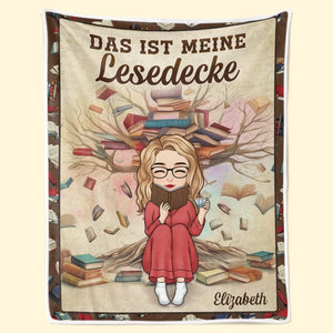 Personalisierte Decke – Personalisierte buchige Geschenke für Buchliebhaber, Bücherwürmer, Leser – Die Wärme einer Decke verstärkt jede Geschichte