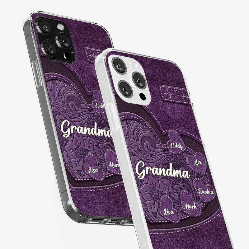 Individuelle, Transparente Handyhülle – Personalisiertes Geburtstagsgeschenk Für Mama, Oma – Oma, Deine Liebe Hat Mich Nachhaltig Geprägt