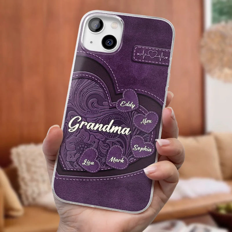 Individuelle, Transparente Handyhülle – Personalisiertes Geburtstagsgeschenk Für Mama, Oma – Oma, Deine Liebe Hat Mich Nachhaltig Geprägt