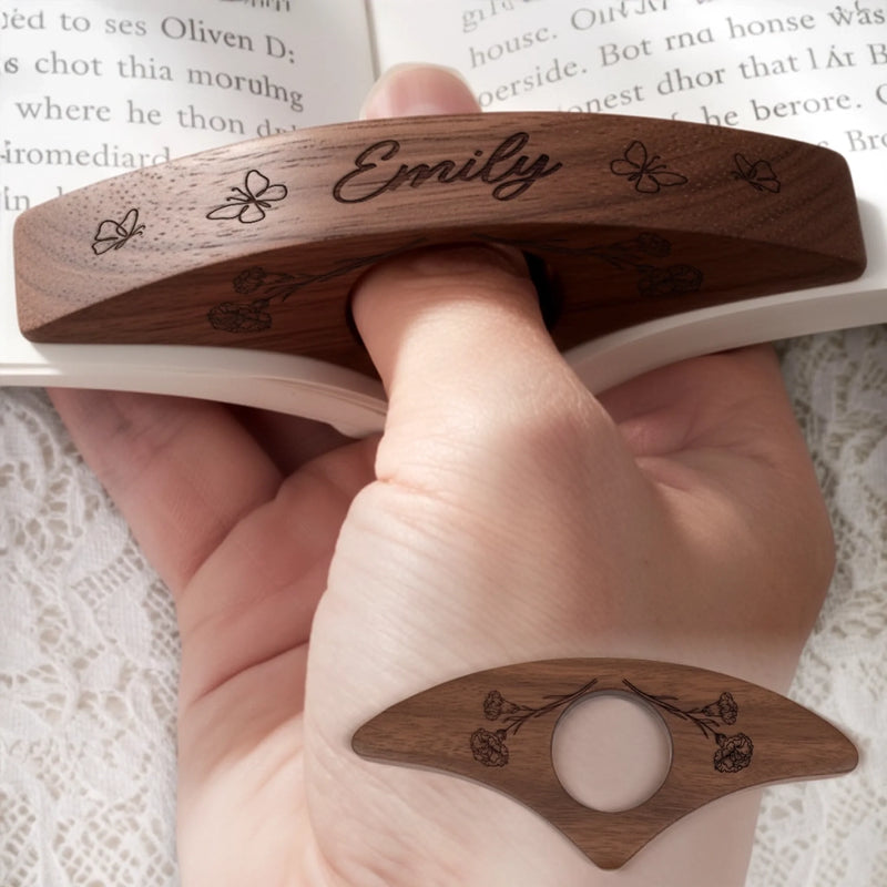 Personalisierter Buchseitenhalter - Personalisierte Weihnachtsgeschenke Für Buchliebhaber, Bücherwürmer, Leser - Lost In Pages Found In Stories