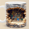 Ein Buch Pro Tag Hält Die Realität Fern – Personalisierte Tasse – Weihnachtsgeschenk Für Buchliebhaber