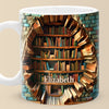 Bücher Sind Eine Einzigartig Tragbare Magie – Personalisierte Tasse – Weihnachtsgeschenk Für Buchliebhaber