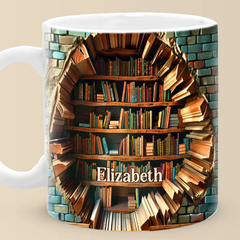 Bücher Sind Eine Einzigartig Tragbare Magie – Personalisierte Tasse – Weihnachtsgeschenk Für Buchliebhaber