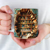 Bücher Sind Eine Einzigartig Tragbare Magie – Personalisierte Tasse – Weihnachtsgeschenk Für Buchliebhaber
