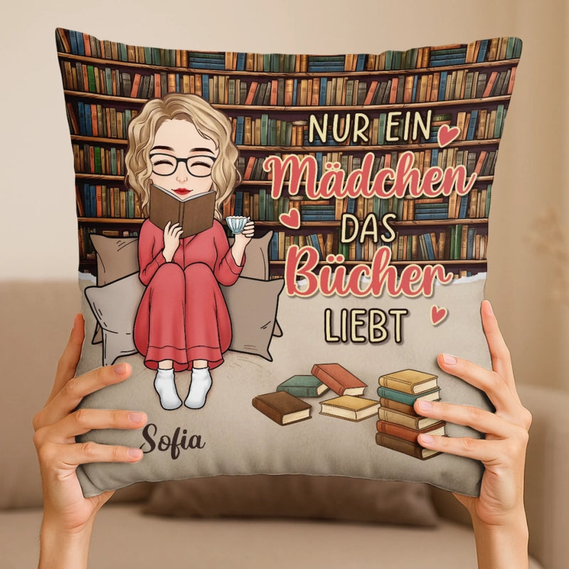 Personalisiertes Taschenkissen - Geschenke Für Buchliebhaber, Bücherwürmer, Leser - Lesen, Meine Ruhe Im Chaos