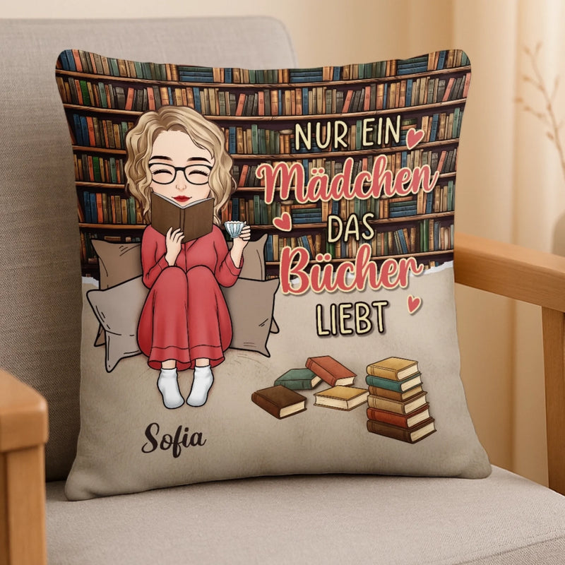 Personalisiertes Taschenkissen - Geschenke Für Buchliebhaber, Bücherwürmer, Leser - Lesen, Meine Ruhe Im Chaos