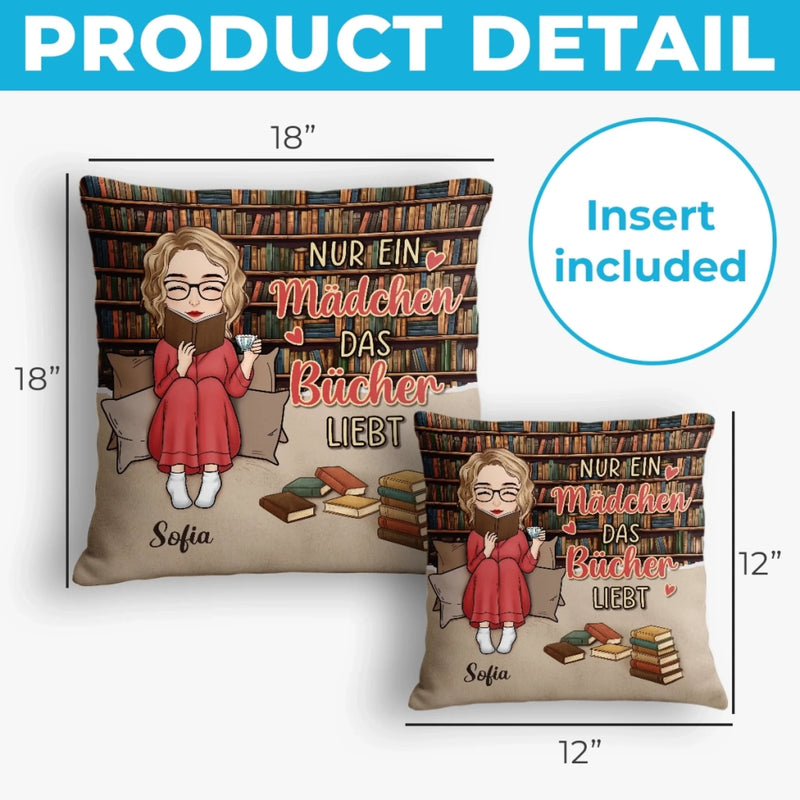 Personalisiertes Taschenkissen - Geschenke Für Buchliebhaber, Bücherwürmer, Leser - Lesen, Meine Ruhe Im Chaos