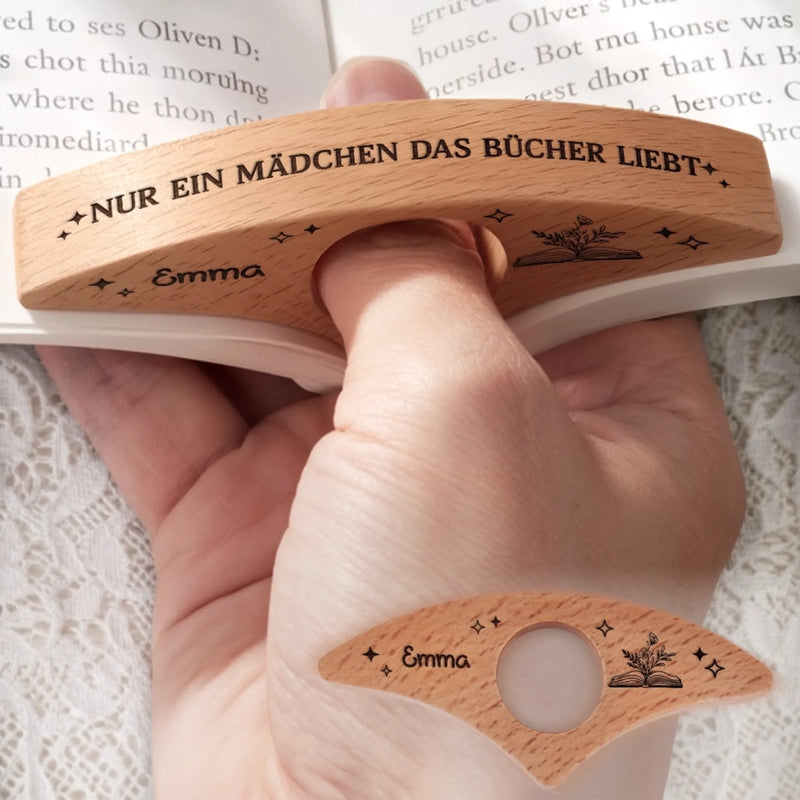 Personalisierte Buchstützen - Weihnachtsgeschenke Für Buchliebhaber, Bücherwürmer, Leser - Träume Beginnen Zwischen Den Seiten