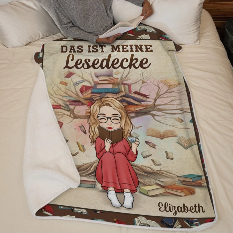 Personalisierte Decke – Personalisierte buchige Geschenke für Buchliebhaber, Bücherwürmer, Leser – Die Wärme einer Decke verstärkt jede Geschichte