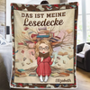 Personalisierte Decke – Personalisierte buchige Geschenke für Buchliebhaber, Bücherwürmer, Leser – Die Wärme einer Decke verstärkt jede Geschichte
