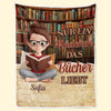 Personalisierter Buchumschlag - Geschenke Für Buchliebhaber, Bücherwürmer, Leser - Glück Unter Dem Buchumschlag
