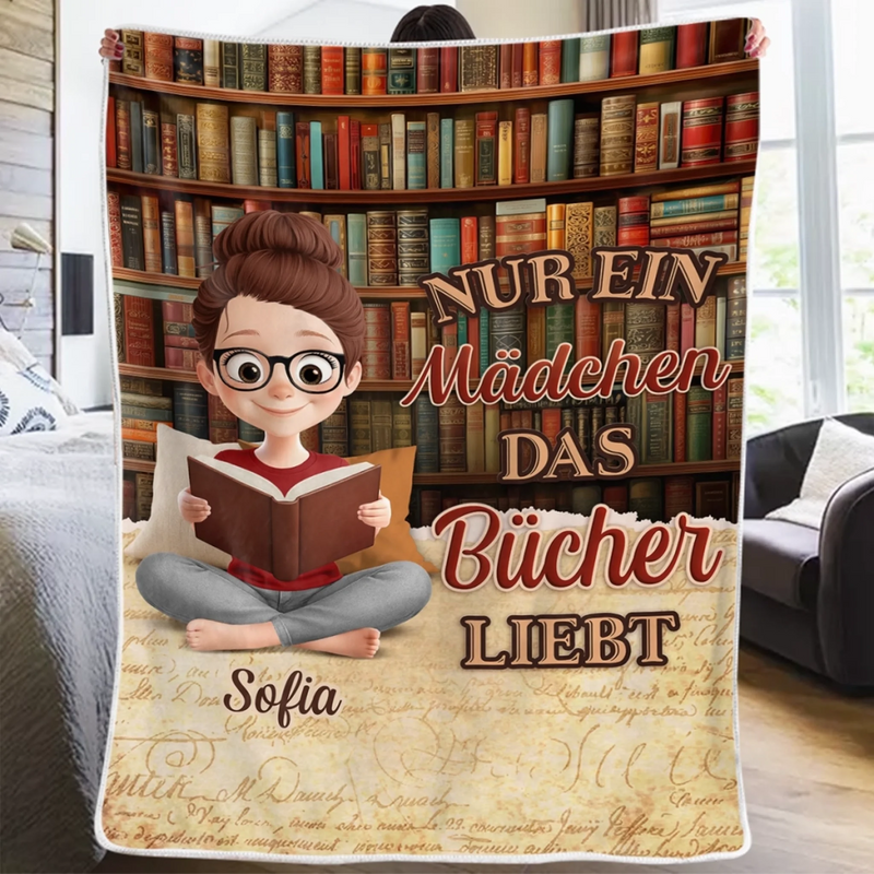 Personalisierter Buchumschlag - Geschenke Für Buchliebhaber, Bücherwürmer, Leser - Glück Unter Dem Buchumschlag