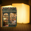 Individuelle Faltbare Led-magie-buchlampe - Personalisierte Büchergeschenke Für Buchliebhaber, Bücherwürmer, Leser - Erleuchten Sie Ihren Eigenen Kleinen Buchladen