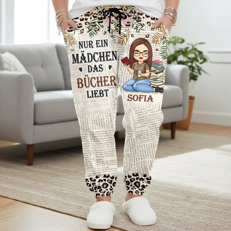 Personalisierte Unisex-sweatpants - Geschenke Für Buchliebhaber, Bücherwürmer, Leser - Nur Eine Frau, Die Bücher Liebt