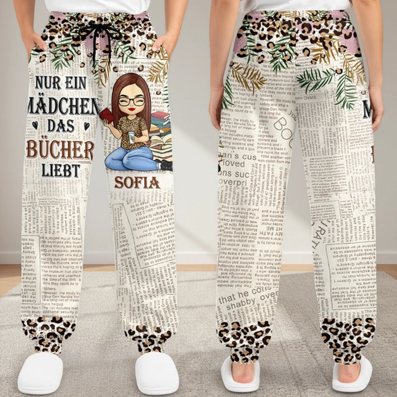 Personalisierte Unisex-sweatpants - Geschenke Für Buchliebhaber, Bücherwürmer, Leser - Nur Eine Frau, Die Bücher Liebt