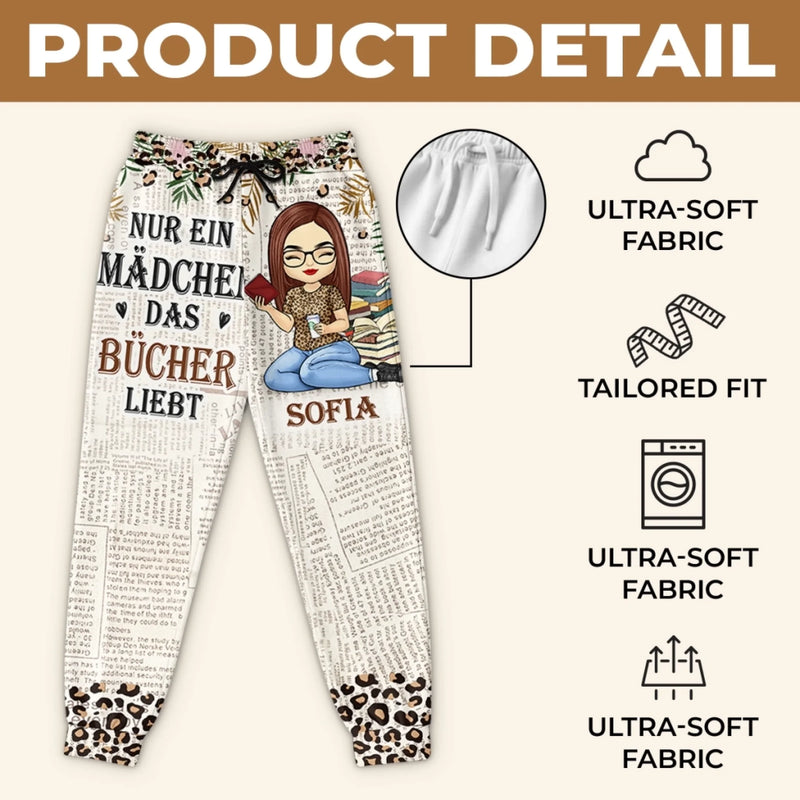 Personalisierte Unisex-sweatpants - Geschenke Für Buchliebhaber, Bücherwürmer, Leser - Nur Eine Frau, Die Bücher Liebt