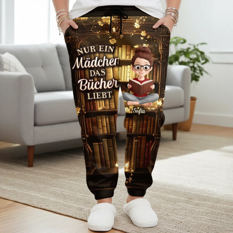 Personalisierte Unisex-sweatpants - Geschenke Für Buchliebhaber, Bücherwürmer, Leser - Verloren In Seiten, Gefunden In Der Geschichte