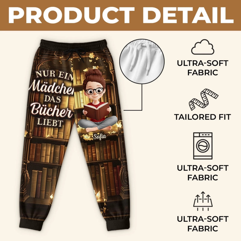 Personalisierte Unisex-sweatpants - Geschenke Für Buchliebhaber, Bücherwürmer, Leser - Verloren In Seiten, Gefunden In Der Geschichte